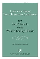 Like the Stars That Hymned Creation SATB choral sheet music cover